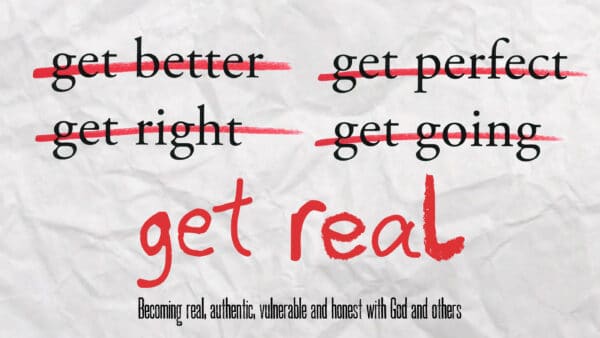 Get Real...Settling For Less Than God's Best. Image